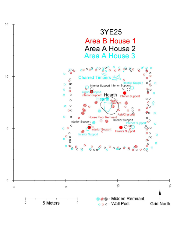 House 1, 2 and 3 plan map